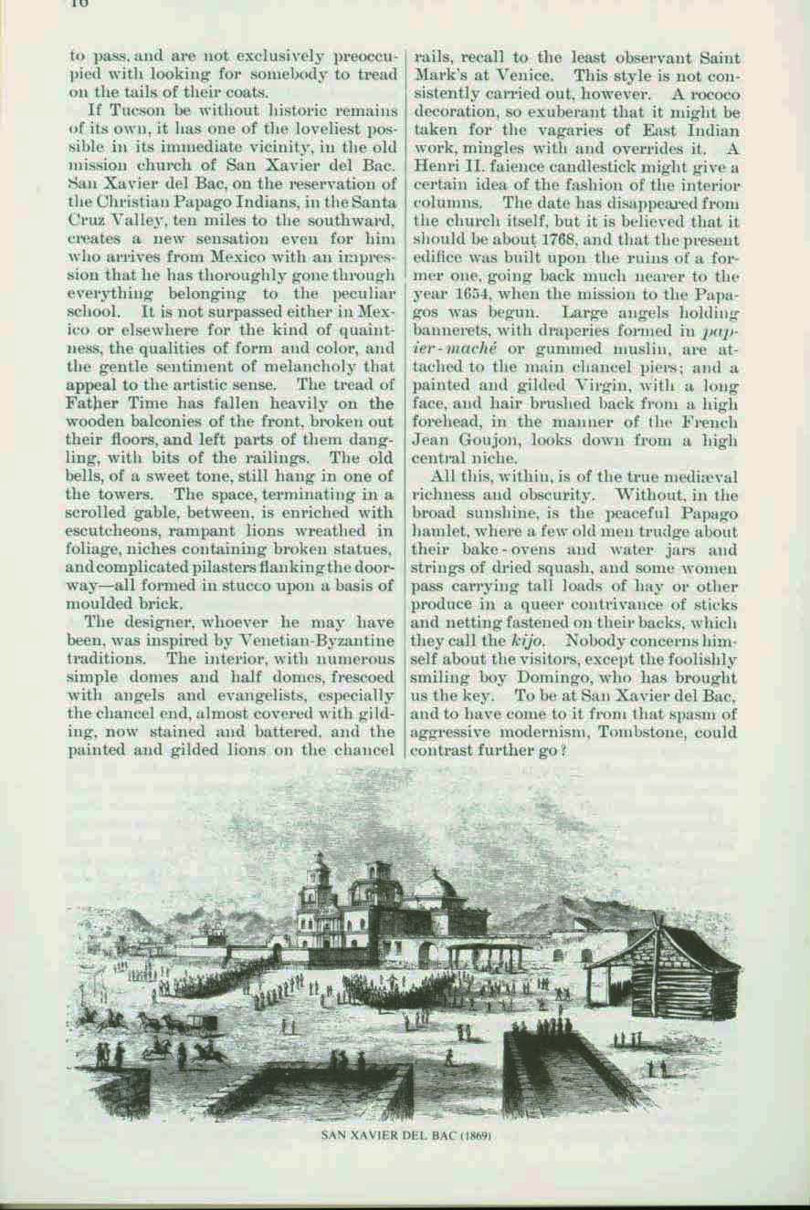 ACROSS ARIZONA IN 1883 including glimpses of Yuma, Tucson, Tombstone. vist0011g